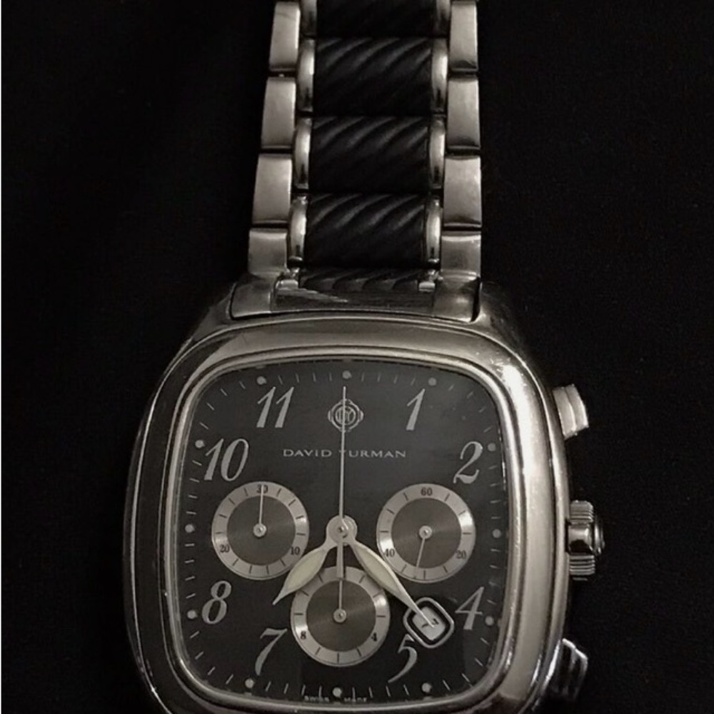 David YurmanThoroughbred Chronograph Stainless Steel Watch T-305